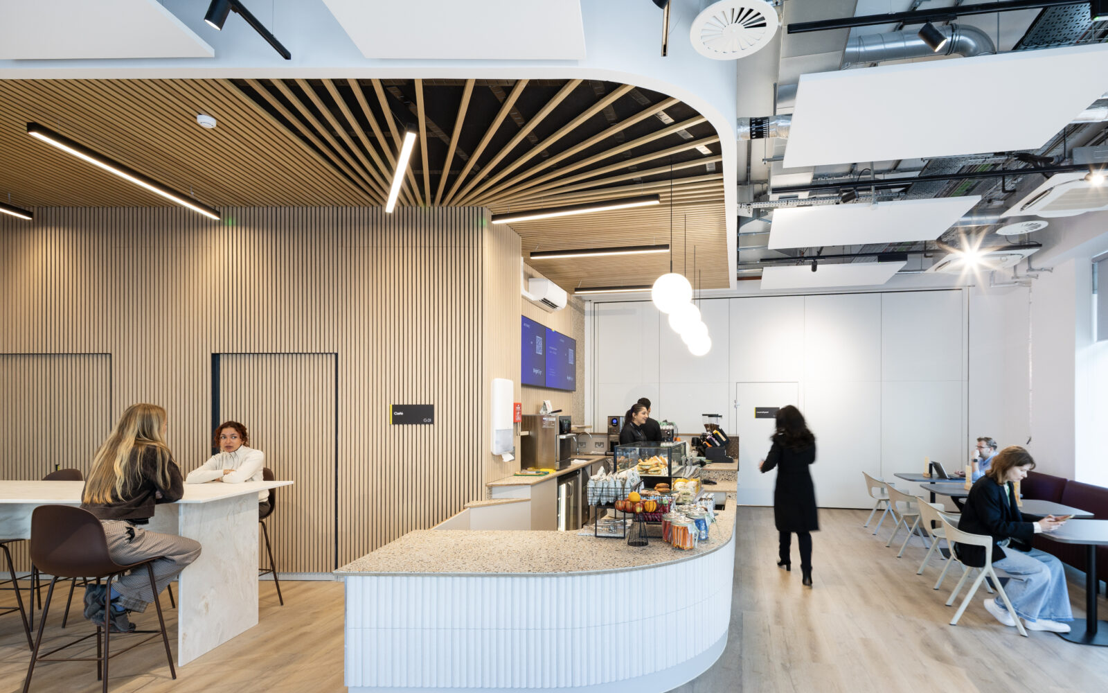 Internal shot of Zone29's cafe