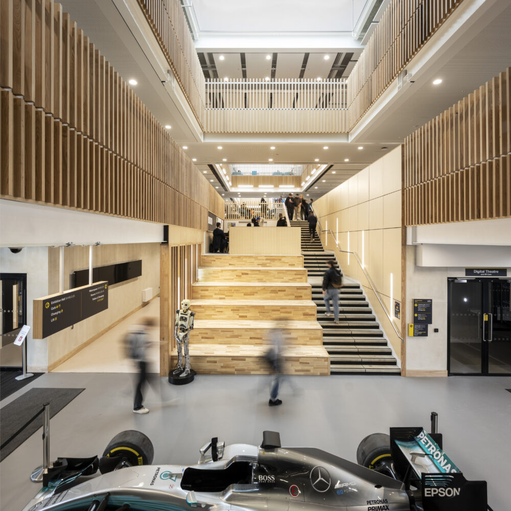 Inside the Headington Hill Teaching Building at Oxford Brookes University