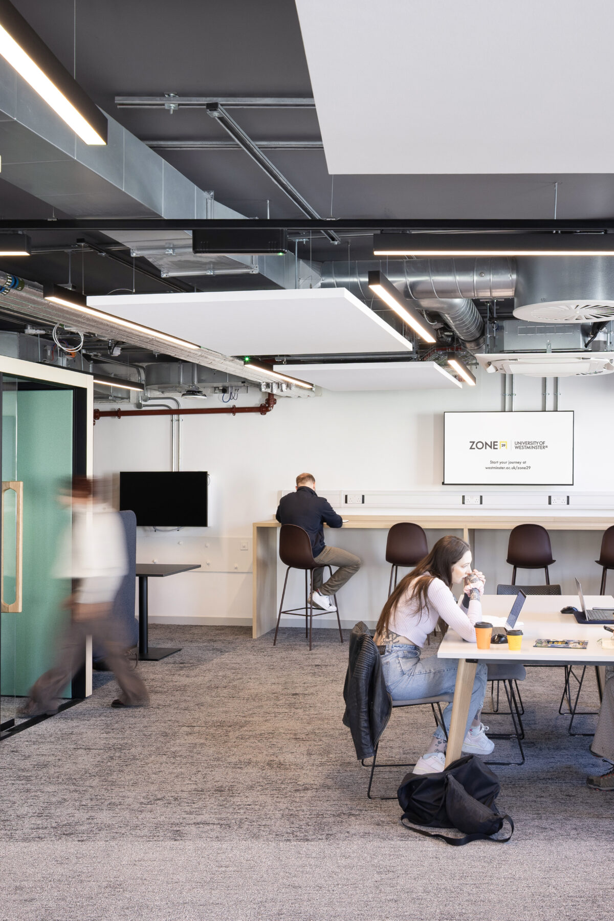 Internal co-working space at Zone29